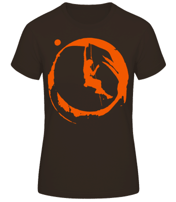 Climbing - T-shirt standard Femme - Marron - Devant
