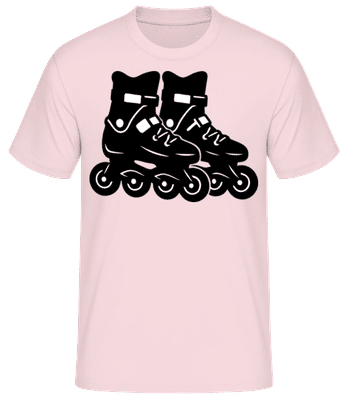 Rollerblades - Men's Basic T-Shirt - Pink - Front