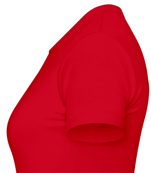 Preview: Star Wars - Millennium Falcon Falcon Christmas Line Art - Christmas - Women's T-Shirt - Red - Left