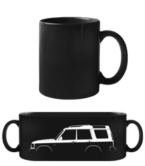 'Land Rover Discovery (1998)' Silhouette · Schwarze Tasse