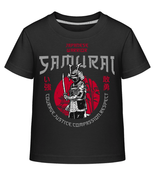 Aperçu: Samurai Warrior - T-shirt shirtinator Enfant - Noir - Devant