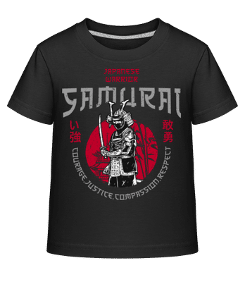 Samurai Warrior - T-shirt shirtinator Enfant - Noir - Devant