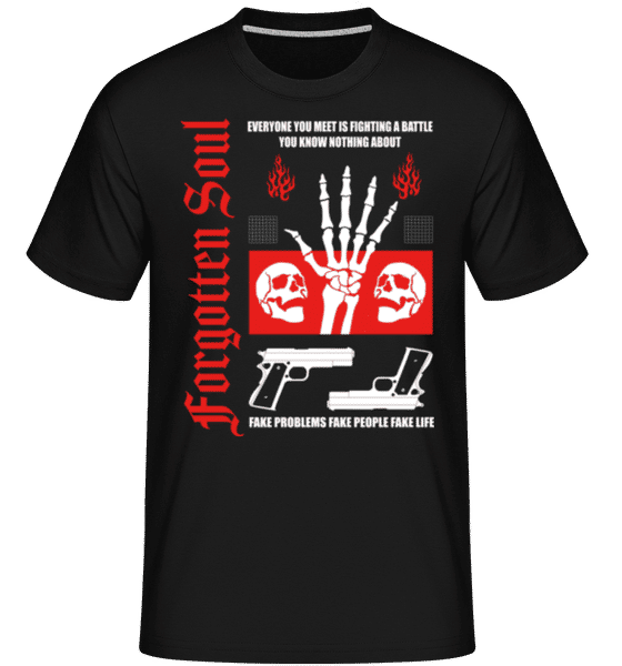 Aperçu: Forgotten Soul -  T-Shirt Shirtinator homme - Noir - Devant