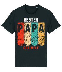 Bester Papa der Welt Retro · Männer Bio T-Shirt Stanley Stella 2.0