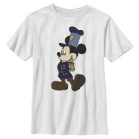 Disney - Mickey Mouse - Mickey Mouse Mickey Steampunk - Dětské Tričko - Bílá - Napřed