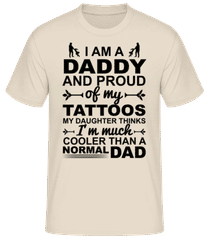 Papa Tattoos Daughter · Männer Basic T-Shirt