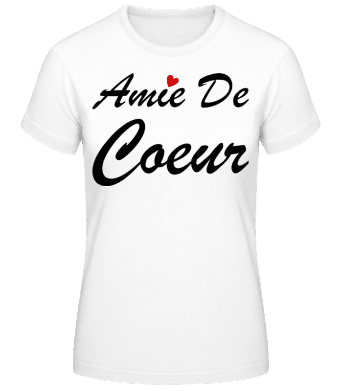 Aperçu: Amie De Coeur - T-shirt standard Femme - Blanc - Devant