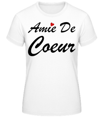 Amie De Coeur - T-shirt standard Femme - Blanc - Devant