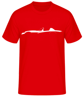 'Dodge Viper SR I' Silhouette - Männer Basic T-Shirt - Rot - Vorne