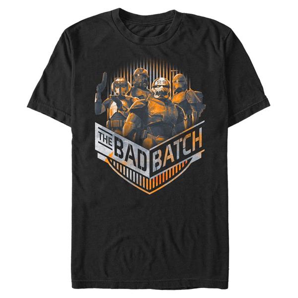 Aperçu: Star Wars - The Bad Batch - Portrait Batch Group Chevron - Homme T-shirt - Noir - Devant