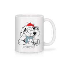 Yuletide - Mug en céramique blanc - Blanc - Devant