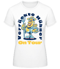 JGA Verrückte Hühner On Tour · Frauen Basic T-Shirt