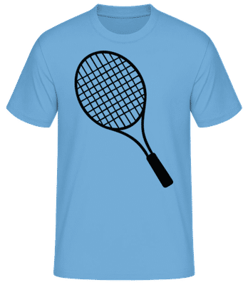 Raquette De Tennis - T-shirt standard Homme - Bleu clair - Devant