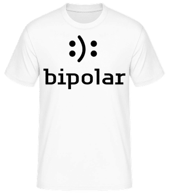 Bipolar - Men's Basic T-Shirt - White - Front