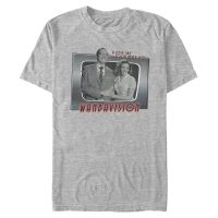 Marvel - WandaVision - Scarlet Witch & Vision Romantic Couple - Men's T-Shirt - Heather grey - Front
