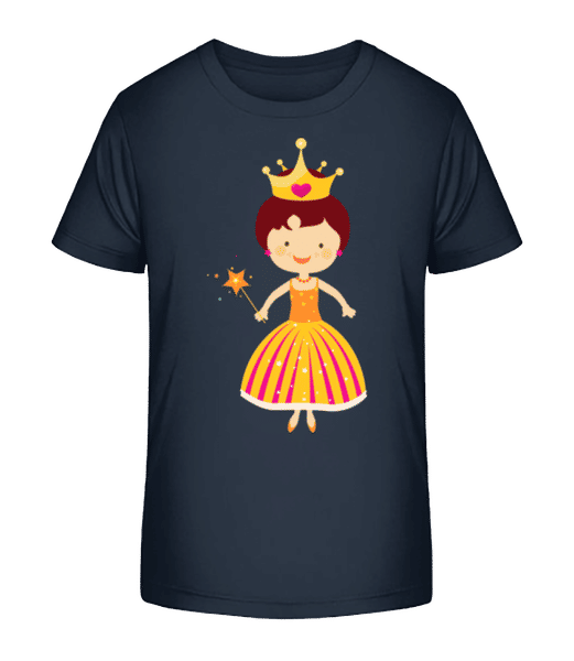 Aperçu: Princess Kids - T-shirt bio Enfant Stanley Stella 2.0 - Bleu marine - Devant