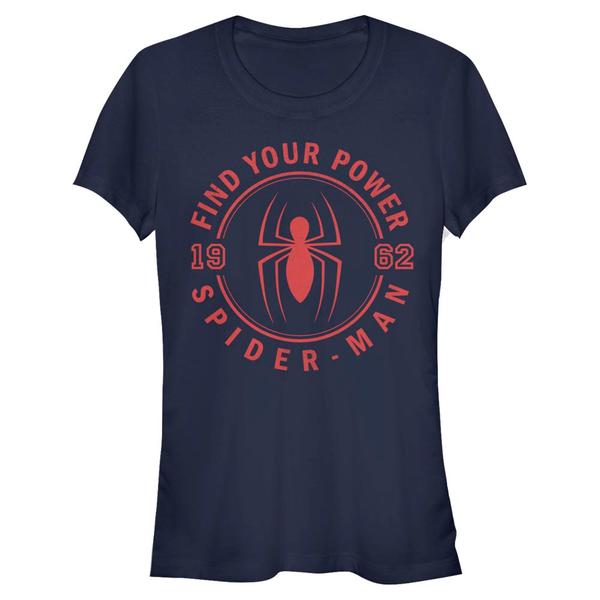Preview: Marvel - Spider-Man - Spider-Man Power Jersey - Women's T-Shirt - Navy - Front