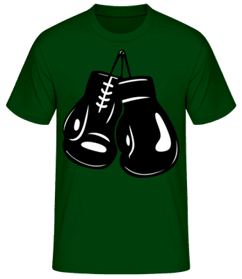 Boxing Gloves - Camiseta básica para hombre - Verde botella - delante