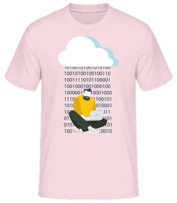 programming - Men's Basic T-Shirt - Pink - Front