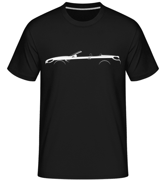 Aperçu: 'BMW M6 Cabrio (F12)' Silhouette -  T-Shirt Shirtinator homme - Noir - Devant