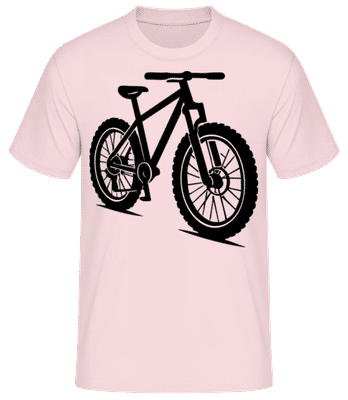 Horské Bicykle - Pánske basic tričko - Ružová - Predné