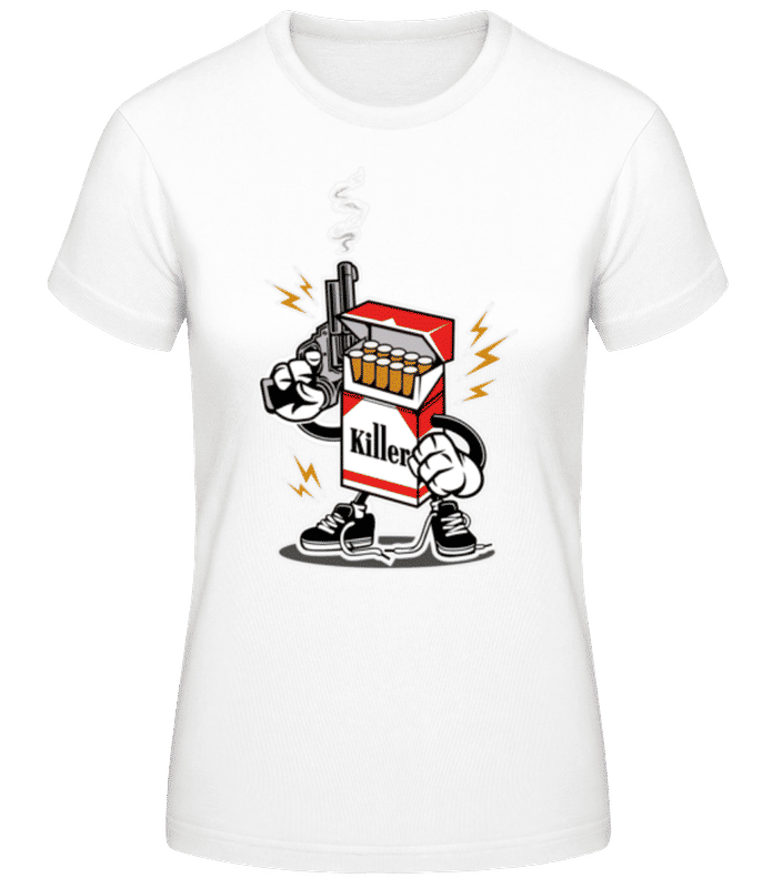 Preview: Cigarette Killer - Women's Basic T-Shirt - White - Front