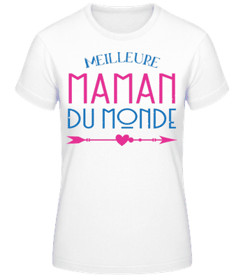 Meilleure Maman Du Monde - T-shirt standard Femme - Blanc - Devant