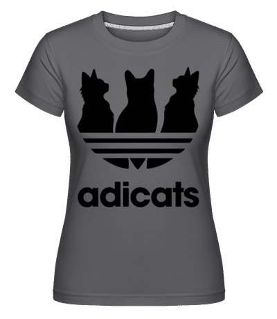 Adicats Cats - Shirtinator Women's T-Shirt - Anthracite - Front