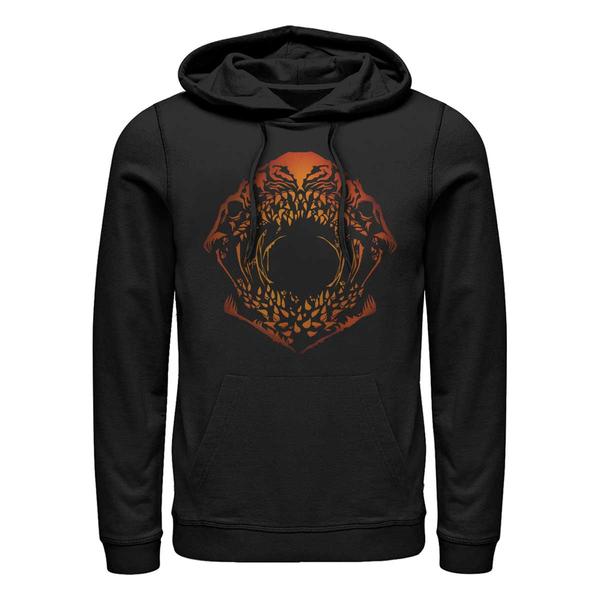 Aperçu: Netflix - Stranger Things - Mind Flayer Pumpkin Face - Halloween - Unisex Sweat à capuche - Noir - Devant