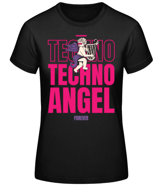 Aperçu: Techno Angel - T-shirt standard Femme - Noir - Devant