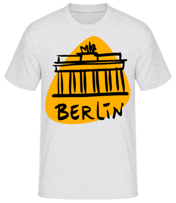Signe De Berlin - T-shirt standard Homme - Gris chiné - Devant