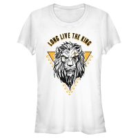 Disney - El Rey León - Scar Long Live The King - Mujeres Camiseta - Blanco - delante