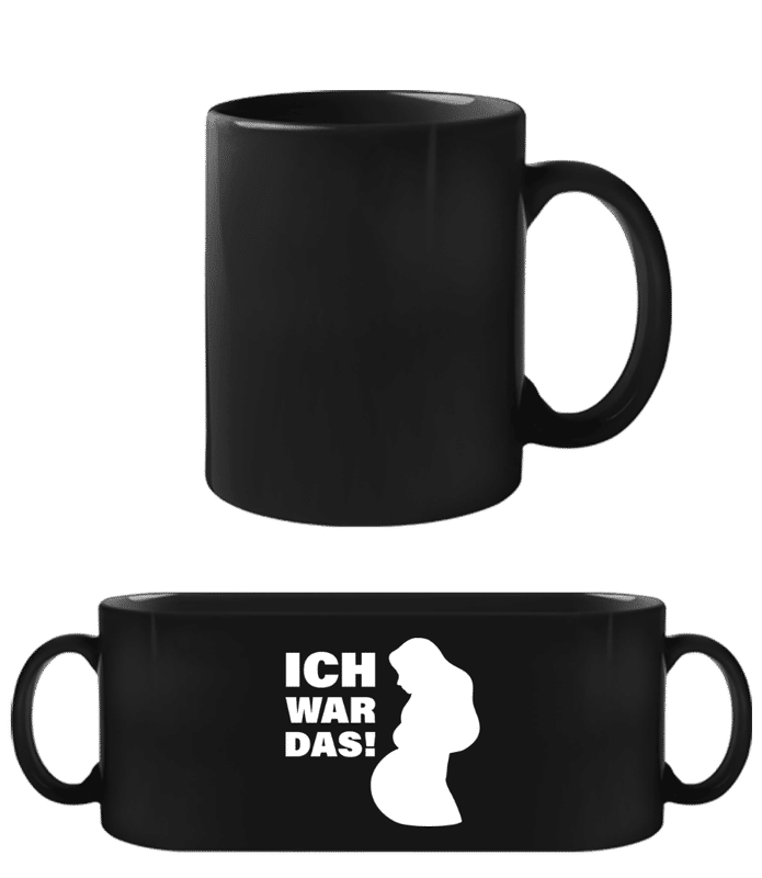 Vorschau: Ich War Das - Schwarze Tasse - Schwarz - Vorne