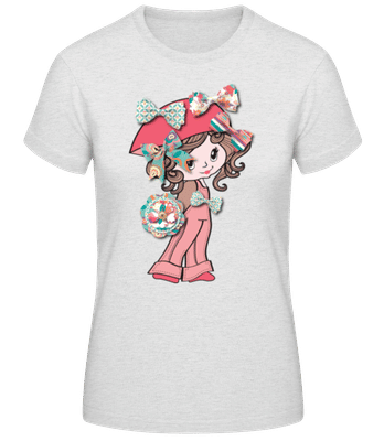 Loop Girl - Women's B&C T-Shirt - Heather grey - Front