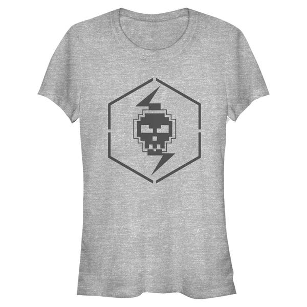 Aperçu: Star Wars - The Bad Batch - Logo Power Struggle - Halloween - Femme T-shirt - Gris chiné - Devant