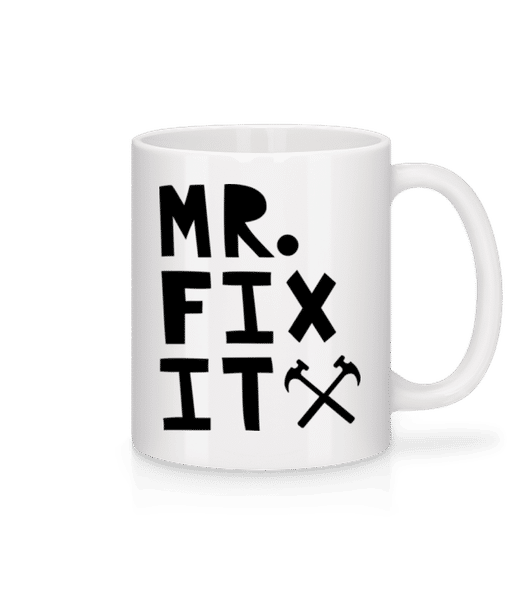 Aperçu: Mr Fix It - Mug en céramique blanc - Blanc - Devant
