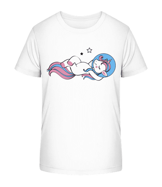 Aperçu: Astronaute Licorne - T-shirt bio Enfant Stanley Stella 2.0 - Blanc - Devant
