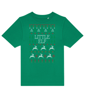 Little Elf - T-shirt homme B&C - Vert irlandais - Devant