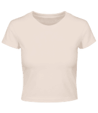 Crop T-Shirt - Rosa - Vorne