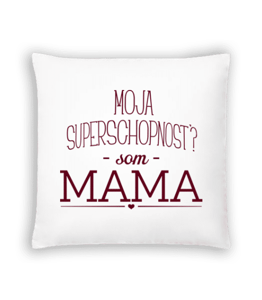 Náhľad: veľmoc Mama - Vankúš - Biela - Predné