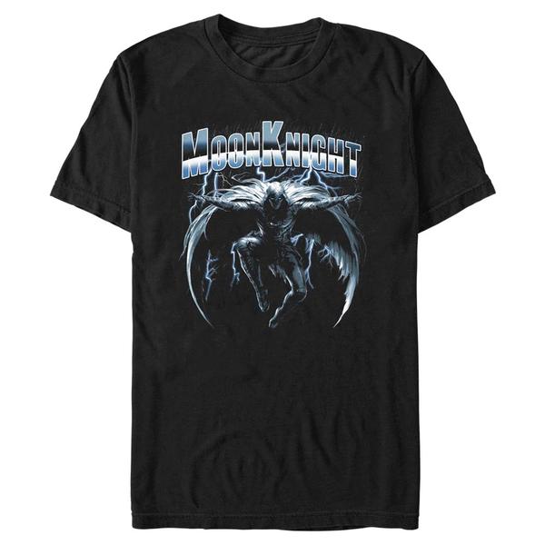 Aperçu: Marvel - Moon Knight - Moon Knight Dark Rain - Homme T-shirt - Noir - Devant