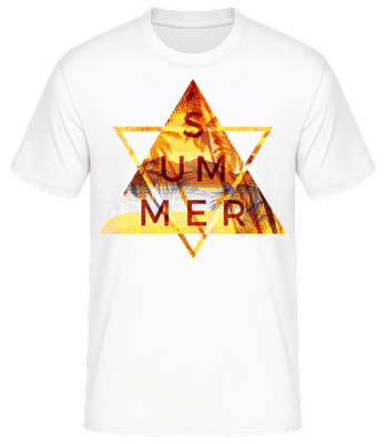 Summer Icon Triangle - T-shirt standard Homme - Blanc - Devant