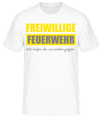 Wir Helfen Da Wo Andere Gaffen · Männer T-Shirt B&C