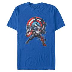 Marvel - Captain America Captain Venom W Symbol - Homme T-shirt