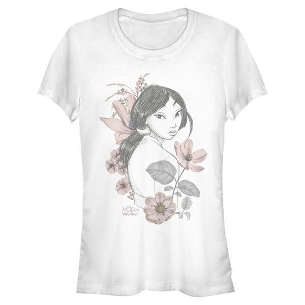 Aperçu: Disney - Mulan - Mulan Magnolia - Femme T-shirt - Blanc - Devant