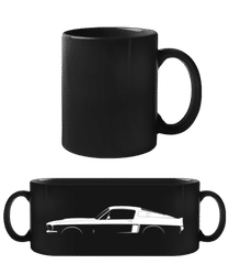 'Ford Shelby GT500 (1967)' Silhouette · Schwarze Tasse