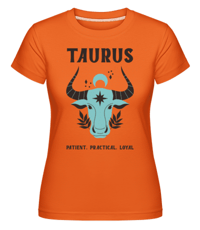 Taurus - T-shirt Shirtinator femme - Orange - Devant