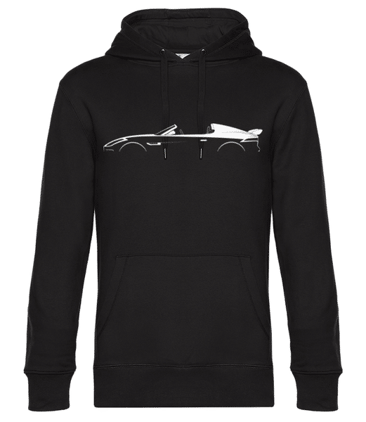 Preview: 'Jaguar F-Type Project 7' Silhouette - Men’s Standard Hoodie - Black - Front