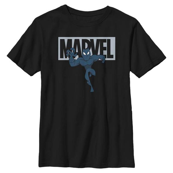 Aperçu: Marvel - Avengers - Black Panther Brick Panther - Enfant T-shirt - Noir - Devant