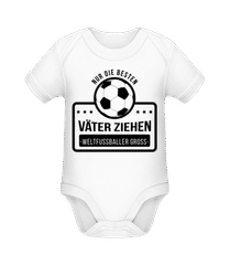 Väter Erziehen Weltfußballer · Baby Bio Strampler